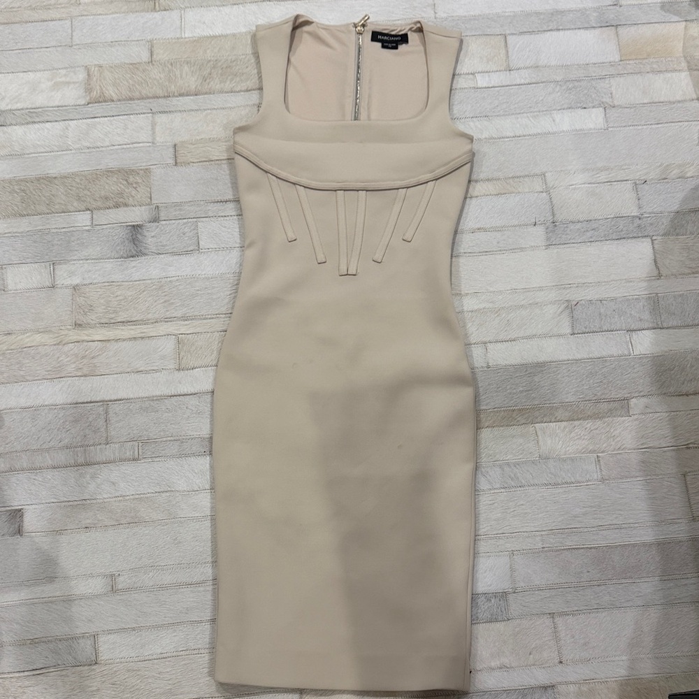 Marciano Beige Midi  Dress